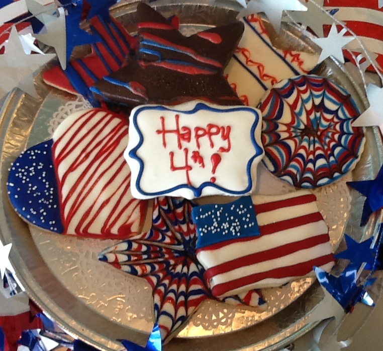 4th of July Cookie Platter
