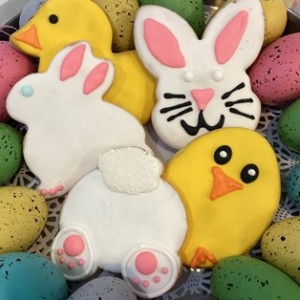 Bunnies and Chicks Cookies