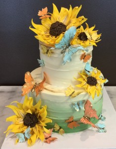 Garden Sunflower Cake