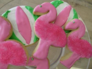 Fun Flamingo Cookies