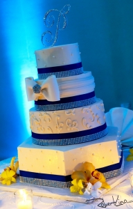 4 Tier Wedding Cake Royal Trim
