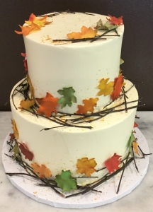 Autumn Leaves Cake