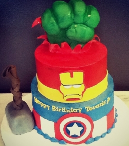 Avengers Cake 1