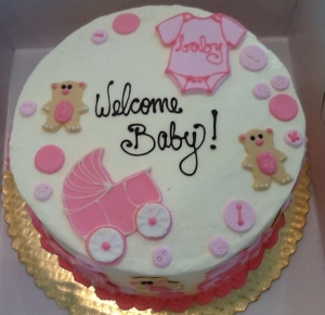 Baby Shower Icon Cake
