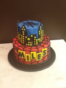 Batman & Spiderman Cake