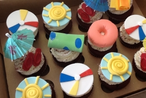 Beach Theme Cupcakes 3