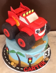 Blaze Monster Truck Cake