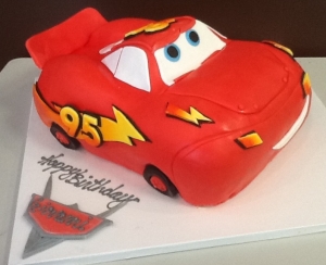Cars Theme Cake