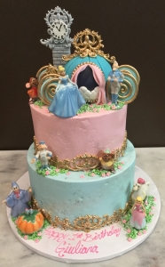 Cinderella Theme Birthday Cake