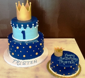 Crown First Birthday Cakes