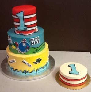 Dr. Suess Birthday and Smash Cake