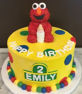 Elmo Baby Bottle Cake