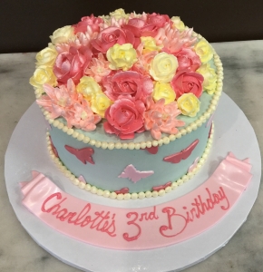 Floral Butterfly Cake