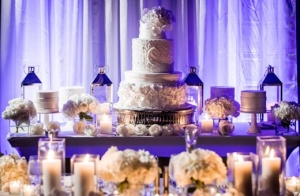 Floral Tier and Small Cake Display W Hotel