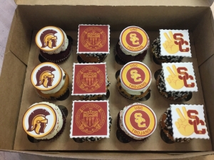 School Logo Standard Size Cupcakes