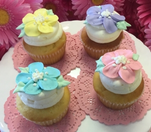 Mother's Day Floral Cupcakes