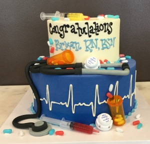 Nursing School Graduation Cake 2