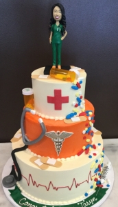 Nursing School Graduation Cake