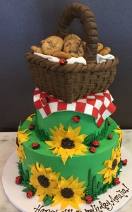 Picnic Basket Birthday Cake