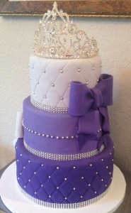 Purple Royal Crown Cake