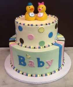 Rubber Duck Baby Shower Cake