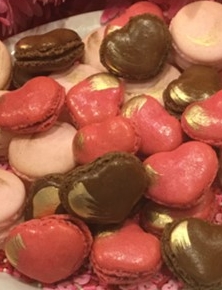 Valentine's Heart Macarons