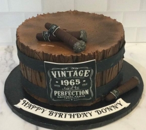 Aged To Perfection Cigars Cake