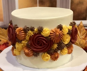 Autumn Florals Cake