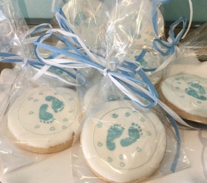 Baby Footprint Cookies