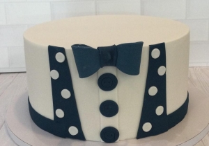 Bow Tie Cake for Boy