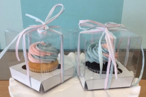 Boxed Baby Shower or Reveal Cupcakes