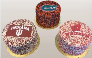 College Logo Bed Party Cake