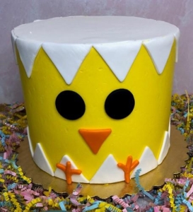 Easter Chick Cake