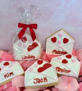 Envelope Cookies with Name