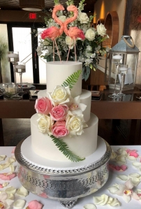 Flamingo Theme Wedding Cake (2)