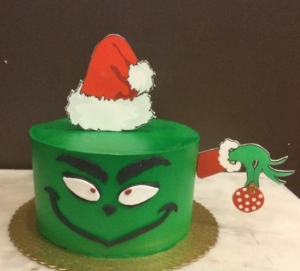 Grinch Cake