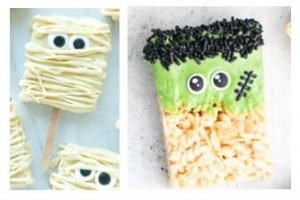 Halloween Rice Krispie Pops