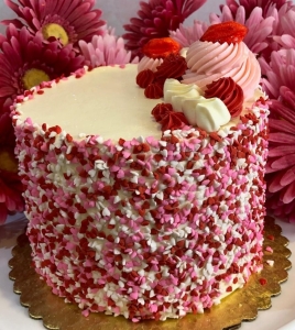 Hearts  Lips Cake