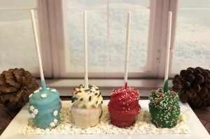 Holiday Mini Cupcake Pops 