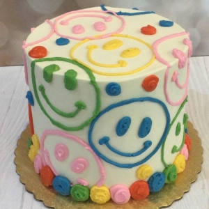 Smiley Face Cake