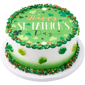 St. Patrick's Day Logo Cake