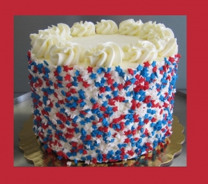 Stars Sprinkle Cake 