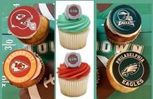 Super Bowl 2025 Cupcakes