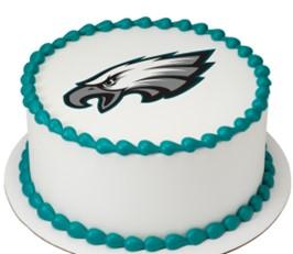 Super Bowl 2025 Logo Round Cake