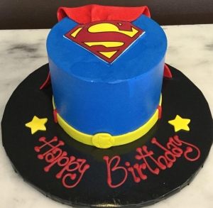 Superman Birthday Cake